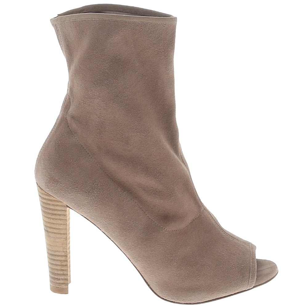 Stuart Weitzman Suede Mid-Calf Sock Boots